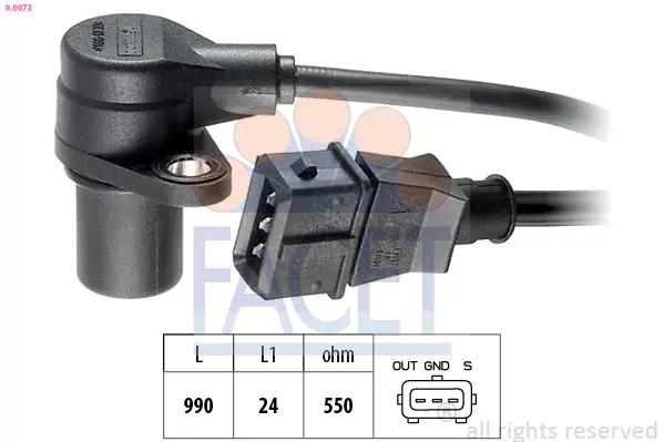 Handler.Part Pulse sensor, flywheel FACET 90073 1