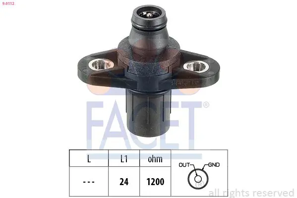 Handler.Part Sensor, camshaft position FACET 90112 1