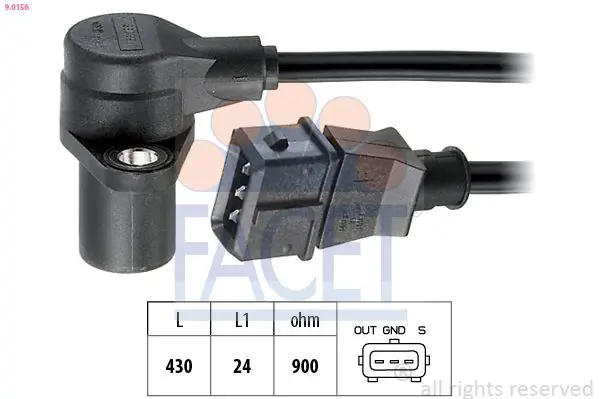 Handler.Part Pulse sensor, flywheel FACET 90155 1