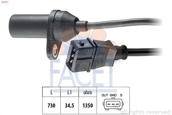 Handler.Part Pulse sensor, flywheel FACET 90157 1