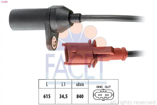 Handler.Part Pulse sensor, flywheel FACET 90206 1