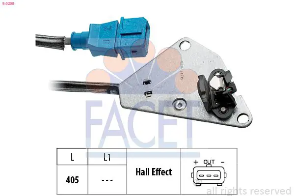 Handler.Part Sensor, camshaft position FACET 90209 1