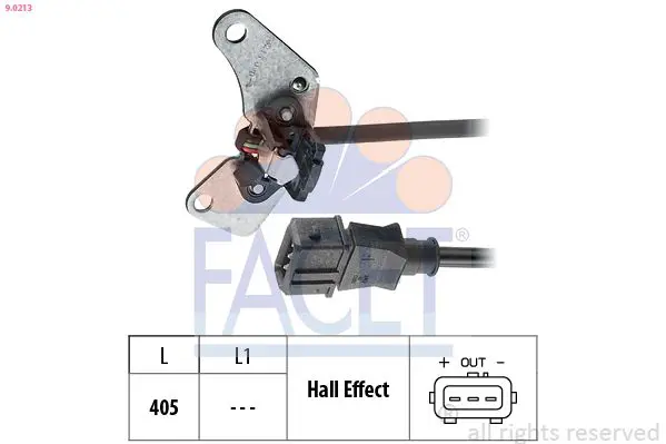 Handler.Part Sensor, camshaft position FACET 90213 1