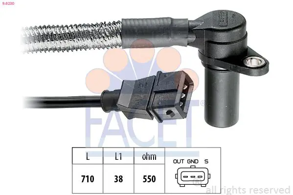 Handler.Part Pulse sensor, flywheel FACET 90230 1