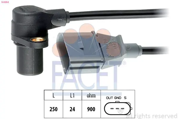 Handler.Part Pulse sensor, flywheel FACET 90254 1