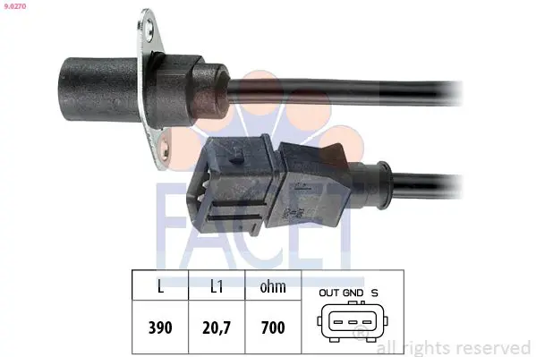 Handler.Part Pulse sensor, flywheel FACET 90270 1