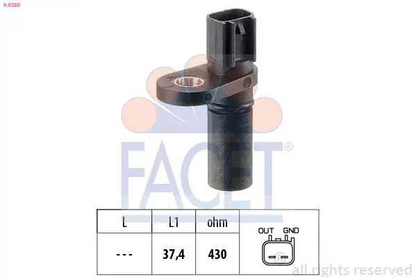 Handler.Part Pulse sensor, flywheel FACET 90280 1