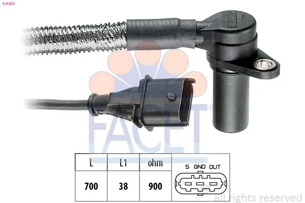 Handler.Part Pulse sensor, flywheel FACET 90284 1