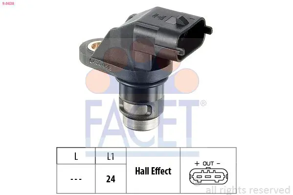 Handler.Part Sensor, rpm FACET 90438 1