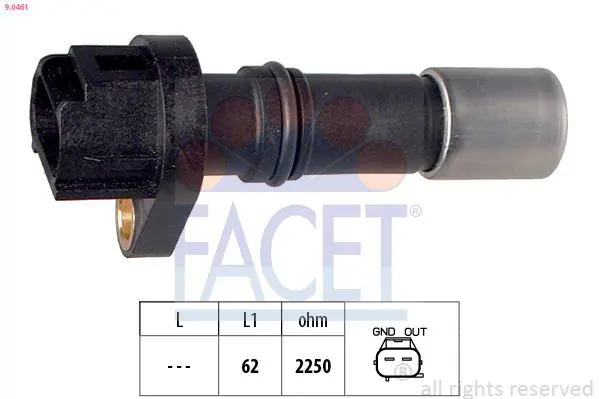 Handler.Part Pulse sensor, flywheel FACET 90461 1