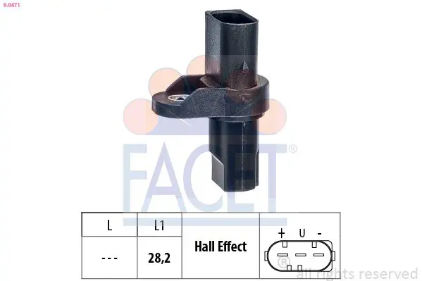 Handler.Part Sensor, camshaft position FACET 90471 1