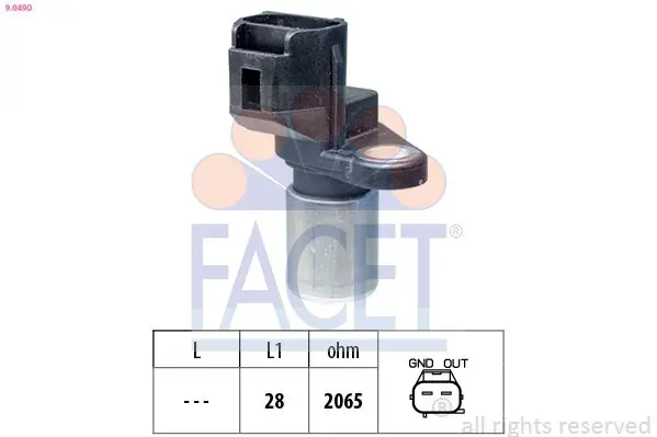 Handler.Part Pulse sensor, flywheel FACET 90490 1