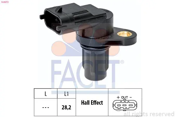 Handler.Part Sensor, camshaft position FACET 90573 1