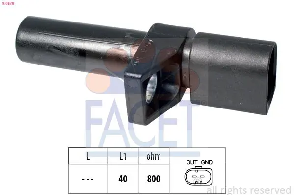 Handler.Part Pulse sensor, flywheel FACET 90578 1