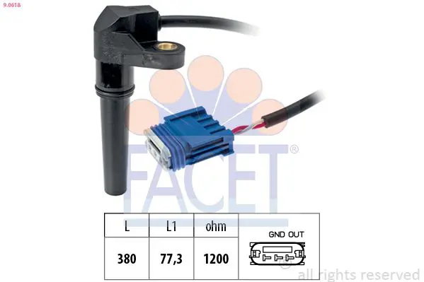 Handler.Part Sensor, rpm FACET 90619 1