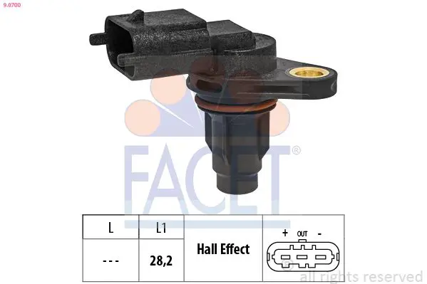 Handler.Part Sensor, camshaft position FACET 90700 1