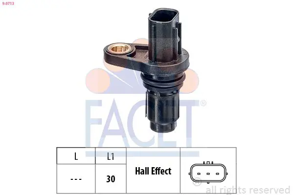 Handler.Part Sensor, camshaft position FACET 90713 1