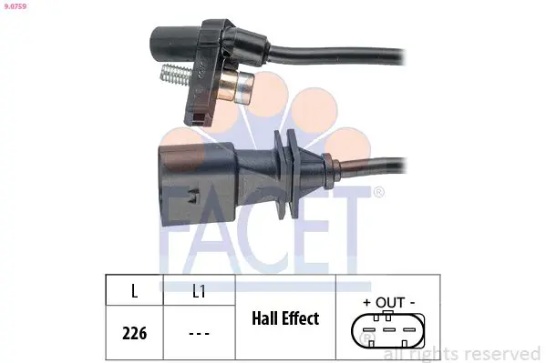 Handler.Part Pulse sensor, flywheel FACET 90759 1