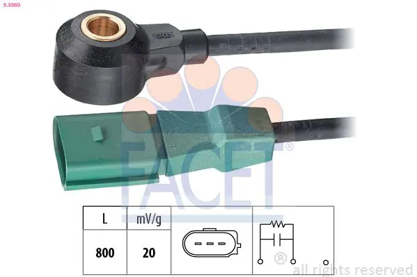 Handler.Part Knock sensor FACET 93060 1