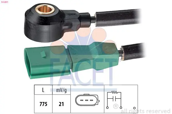 Handler.Part Knock sensor FACET 93251 1