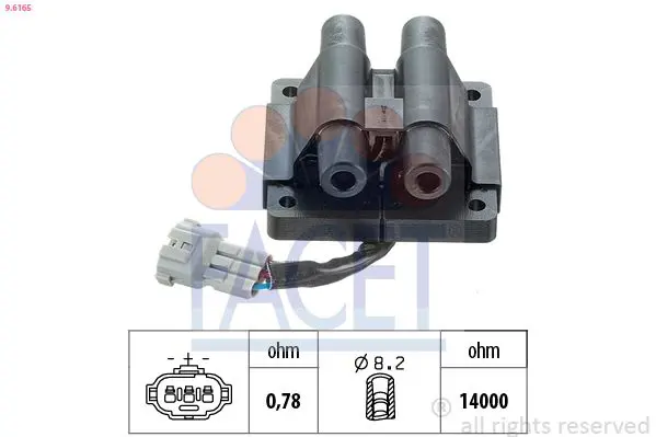 Handler.Part Ignition coil FACET 96165 1