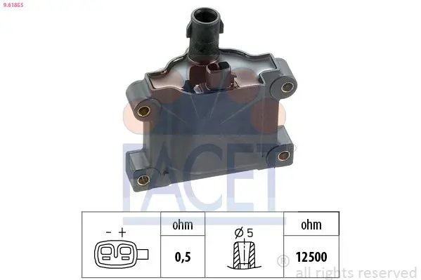 Handler.Part Ignition coil FACET 96185S 1