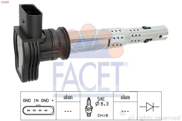 Handler.Part Ignition coil FACET 96326 1