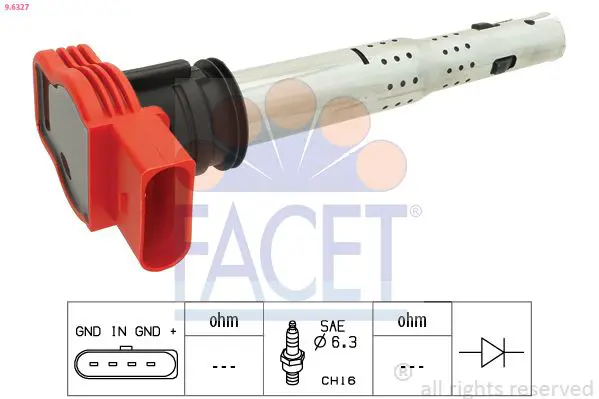 Handler.Part Ignition coil FACET 96327 1