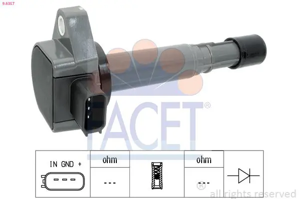 Handler.Part Ignition coil FACET 96357 1