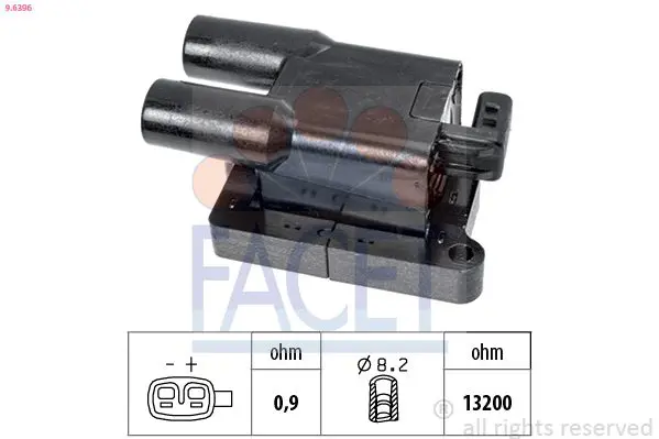 Handler.Part Ignition coil FACET 96396 1