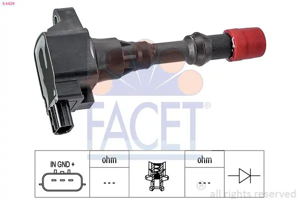 Handler.Part Ignition coil FACET 96429 1