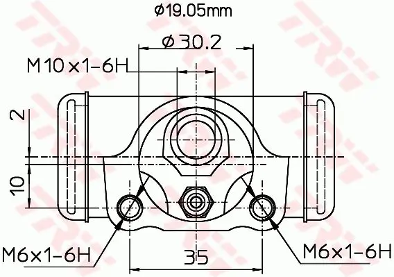 Handler.Part Wheel brake cylinder TRW BWD337 2