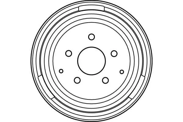 Handler.Part Brake drum TRW DB4080 2