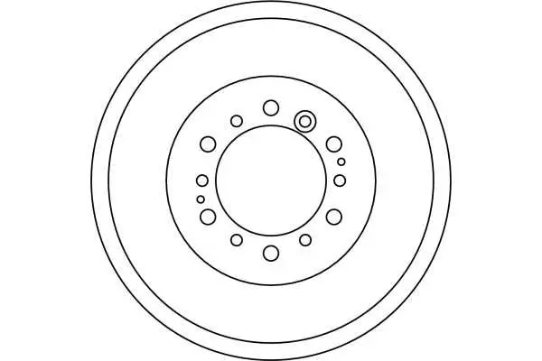 Handler.Part Brake drum TRW DB4334 2