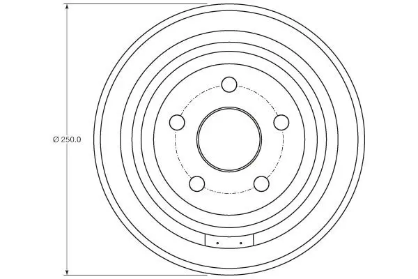 Handler.Part Brake drum TRW DB4407 2