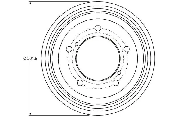 Handler.Part Brake drum TRW DB4421 2