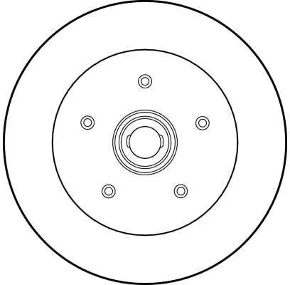 Handler.Part Brake disc TRW DF1534 2