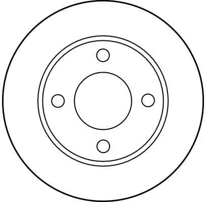 Handler.Part Brake disc TRW DF1543 2