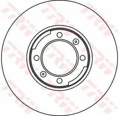 Handler.Part Brake disc TRW DF1704 1