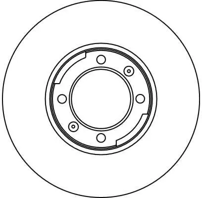 Handler.Part Brake disc TRW DF1704 2