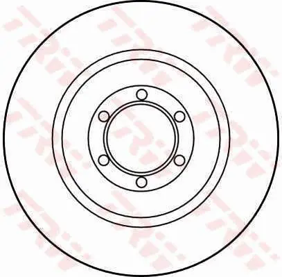 Handler.Part Brake disc TRW DF1715 1