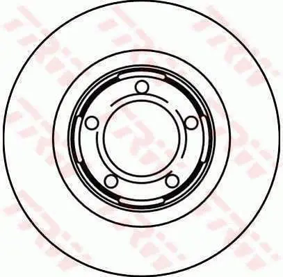 Handler.Part Brake disc TRW DF1733 1