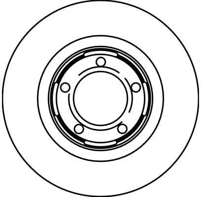 Handler.Part Brake disc TRW DF1733 2