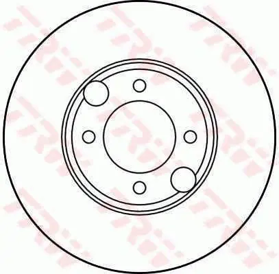 Handler.Part Brake disc TRW DF1878 1