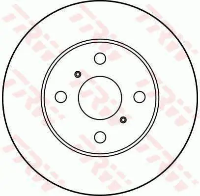 Handler.Part Brake disc TRW DF1921 1