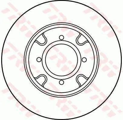 Handler.Part Brake disc TRW DF1937 1