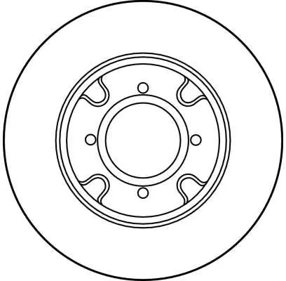 Handler.Part Brake disc TRW DF1937 2