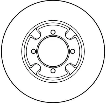 Handler.Part Brake disc TRW DF1987 2