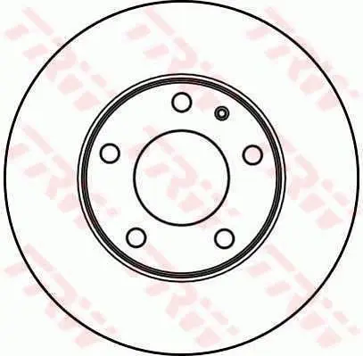 Handler.Part Brake disc TRW DF2551 1