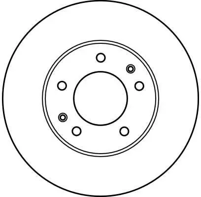 Handler.Part Brake disc TRW DF2606 2